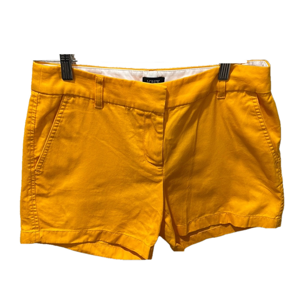 J.Crew Yellow /amber color Women's Shorts size 4 GUC